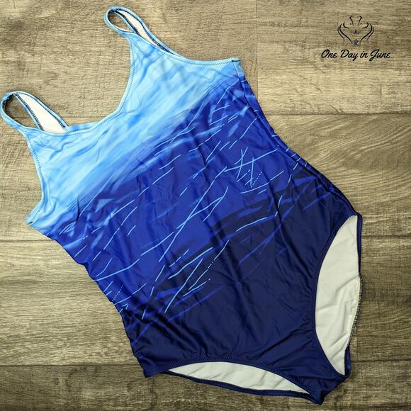 Aleumdr Cross Back One Piece Swimsuit Size L - Picture 3 of 6